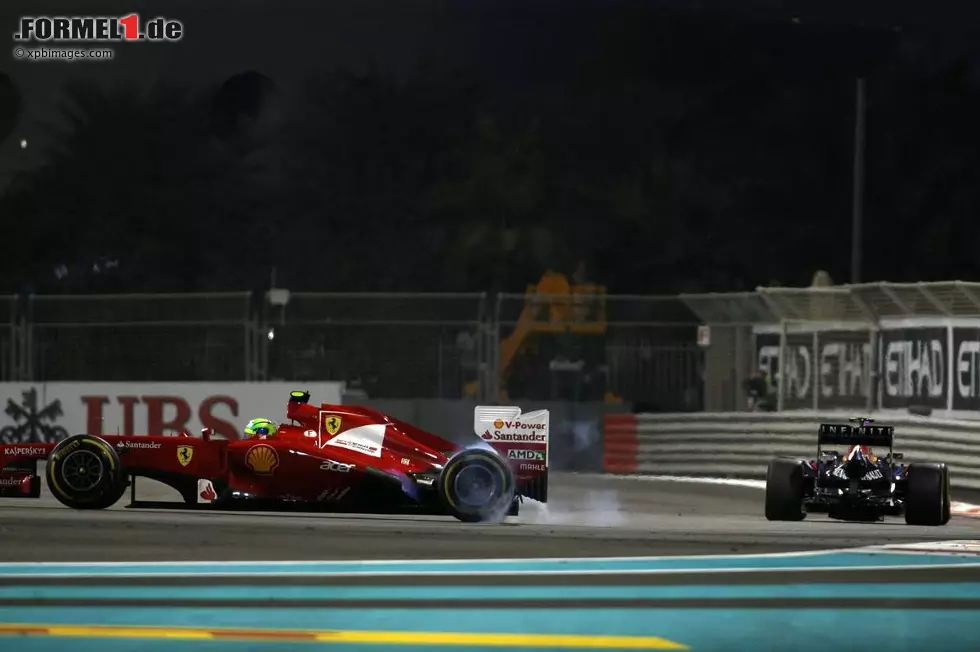 Foto zur News: Felipe Massa (Ferrari) und Mark Webber (Red Bull)