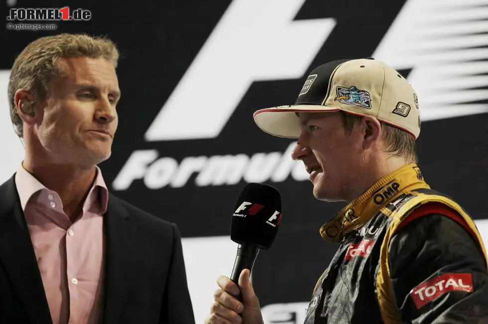 Foto zur News: David Coulthard (Mücke-Mercedes) und Kimi Räikkönen (Lotus)