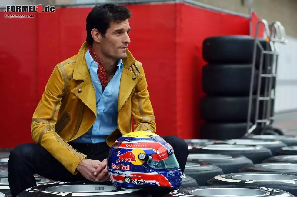 Foto zur News: Mark Webber (Red Bull) kommt im Texas-Cowboy-Outfit