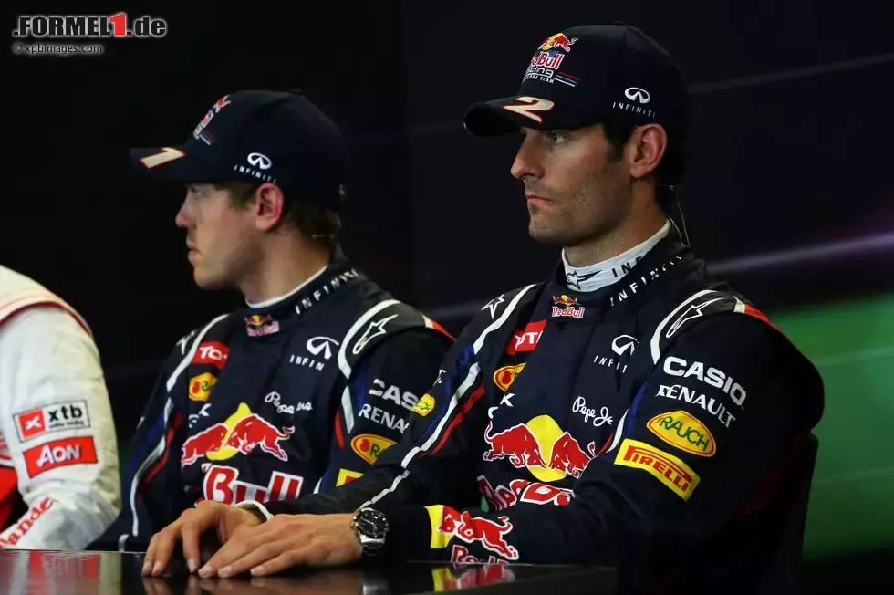 Foto zur News: Sebastian Vettel (Red Bull) und Mark Webber (Red Bull)