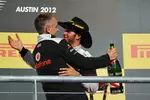 Foto zur News: Lewis Hamilton (McLaren) und Martin Whitmarsh (Teamchef, McLaren)