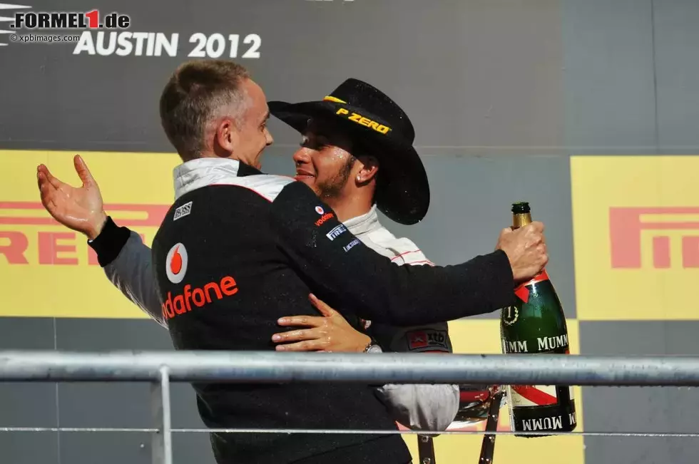 Foto zur News: Lewis Hamilton (McLaren) und Martin Whitmarsh (Teamchef, McLaren)