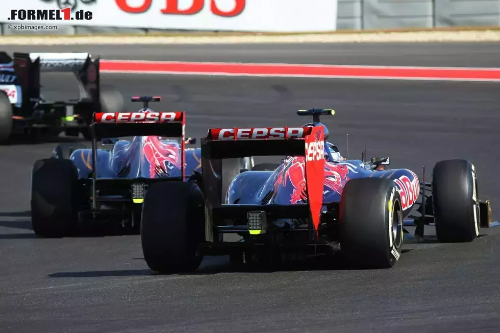 Foto zur News: Daniel Ricciardo (Toro Rosso) und Jean-Eric Vergne (Toro Rosso)