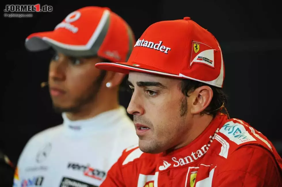 Foto zur News: Lewis Hamilton (McLaren) und Fernando Alonso (Ferrari)