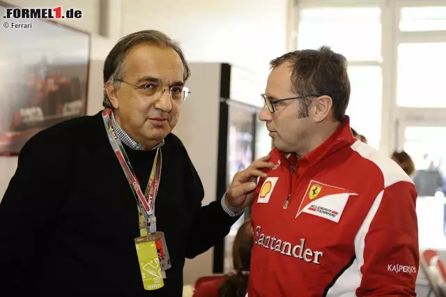 Foto zur News: Fiat-Boss Sergio Marchionne mit Stefano Domenicali