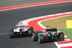 Foto zur News: Nico Hülkenberg (Force India) und Romain Grosjean (Lotus)