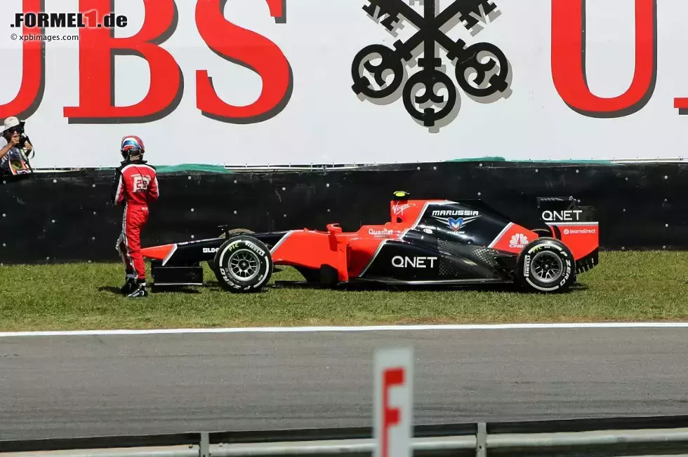 Foto zur News: Charles Pic (Marussia) musste das Training vorzeitig beenden