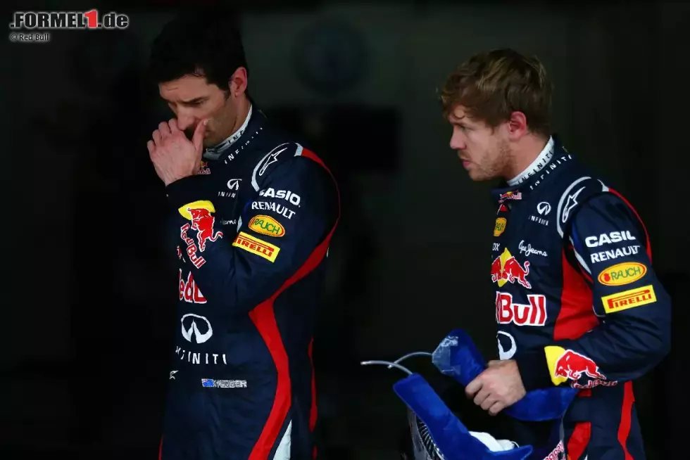 Foto zur News: Sebastian Vettel (Red Bull) und Mark Webber (Red Bull)