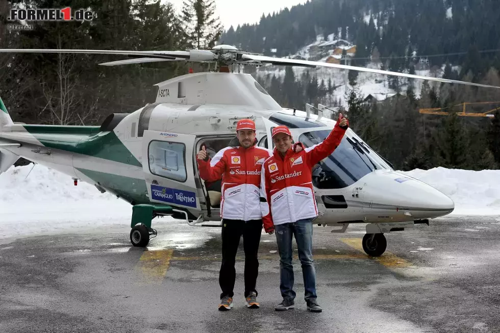 Foto zur News: Fernando Alonso und Felipe Massa (Ferrari)