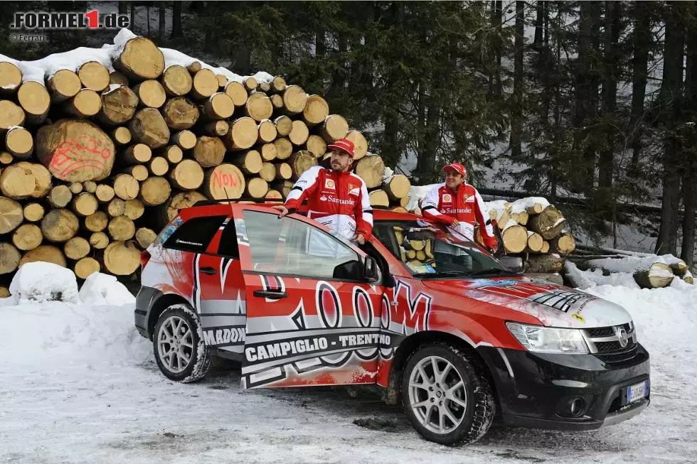 Foto zur News: Fernando Alonso und Felipe Massa (Ferrari)