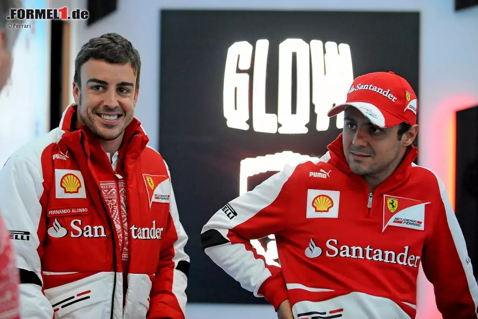 Foto zur News: Fernando Alonso und Felipe Massa (Ferrari)