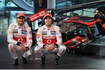 Foto zur News: Jenson Button (McLaren) und Sergio Perez (McLaren)