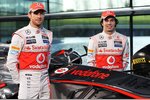 Foto zur News: Jenson Button (McLaren) und Sergio Perez (McLaren)