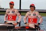 Foto zur News: Jenson Button (McLaren) und Sergio Perez (McLaren)