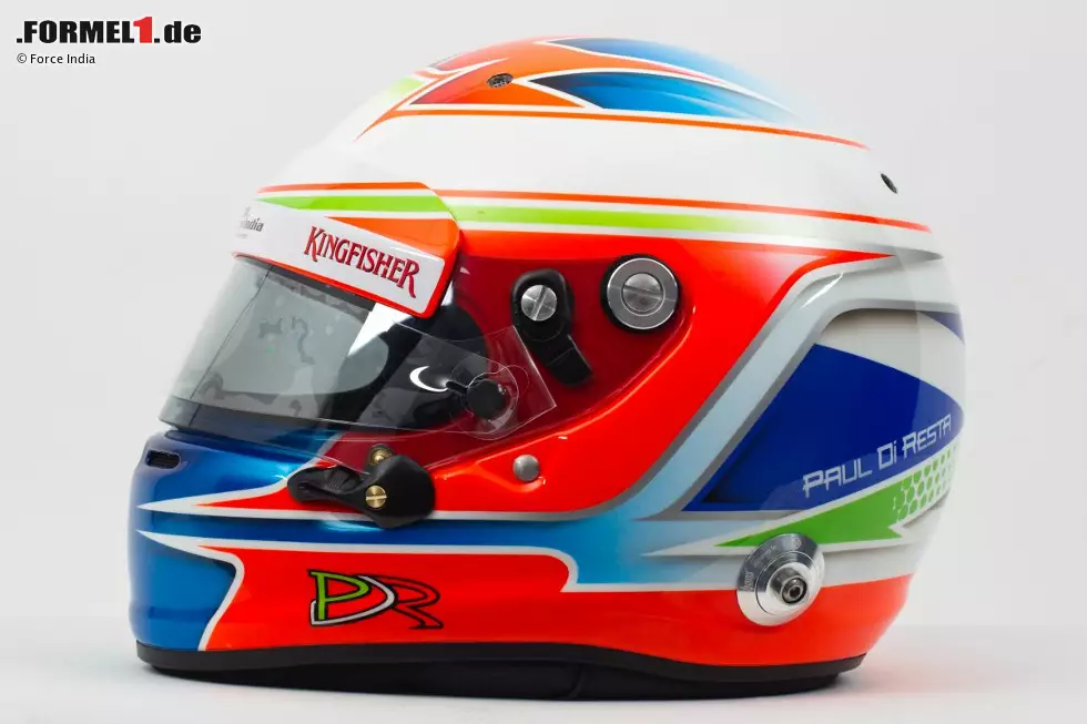 Foto zur News: Helm von Paul di Resta (Force India)