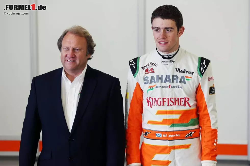 Foto zur News: Robert Fernley und Paul di Resta (Force India)