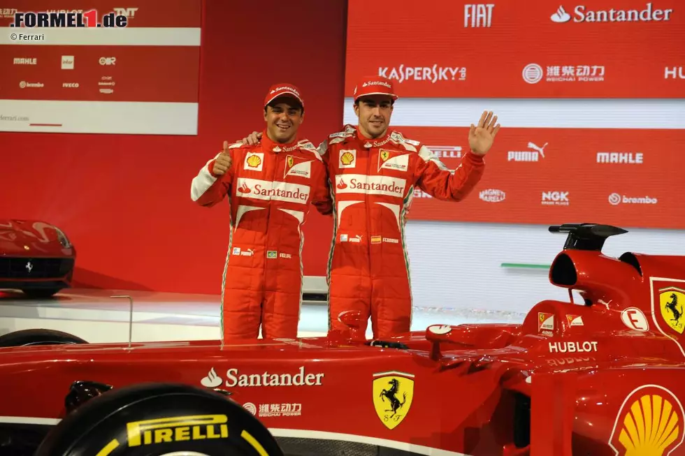 Foto zur News: Felipe Massa und Fernando Alonso (Ferrari)