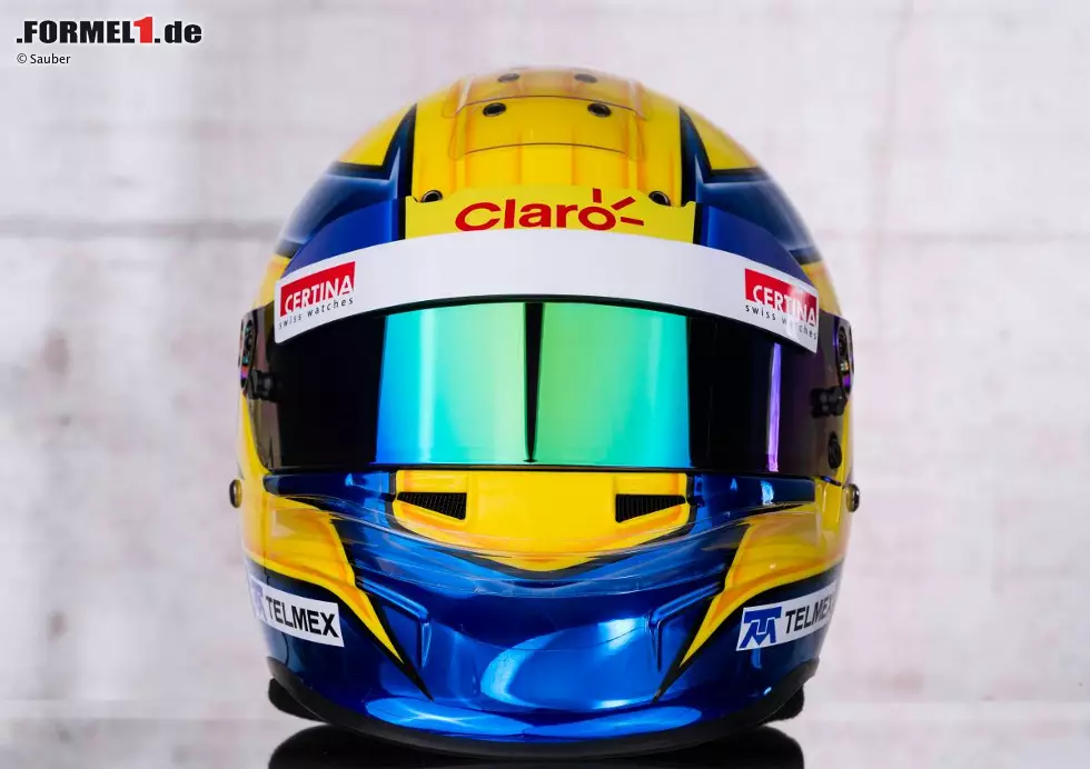 Foto zur News: Helm von Esteban Gutierrez (Sauber)