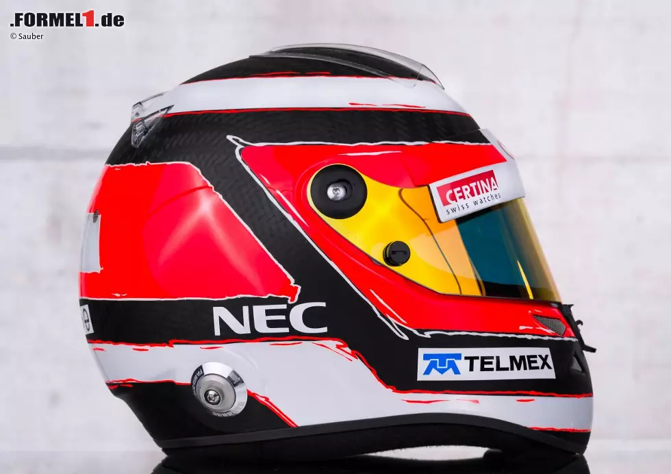 Foto zur News: Helm von Nico Hülkenberg (Sauber)