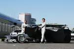 Foto zur News: Lewis Hamilton (Mercedes) und Nico Rosberg (Mercedes)