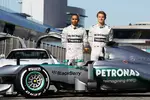 Foto zur News: Lewis Hamilton (Mercedes) und Nico Rosberg (Mercedes)