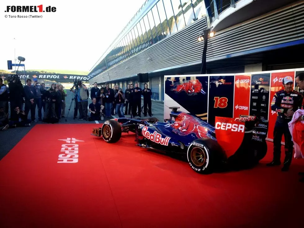 Foto zur News: Präsentation des Toro-Rosso-Ferrari STR8