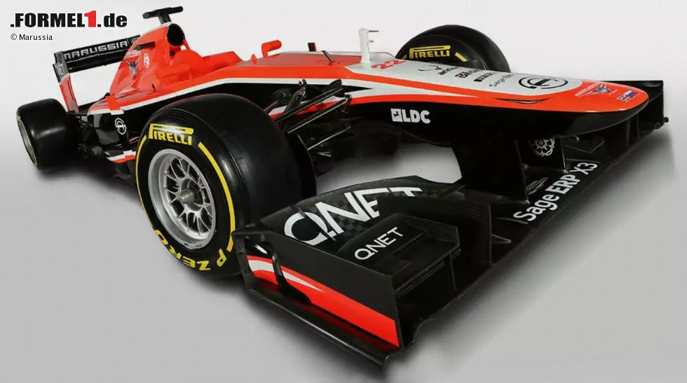 Foto zur News: Präsentation des Marussia-Cosworth MR02