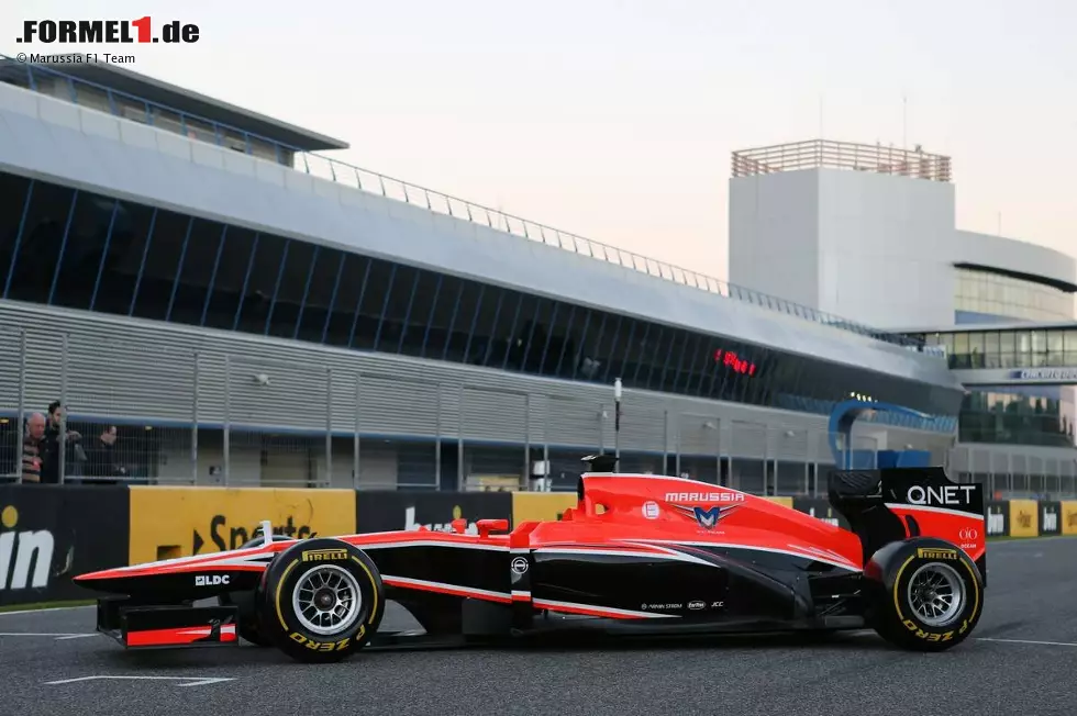 Foto zur News: Präsentation des Marussia-Cosworth MR02