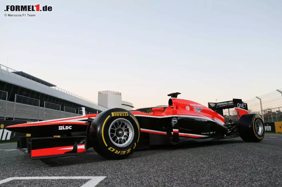 Foto zur News: Präsentation des Marussia-Cosworth MR02