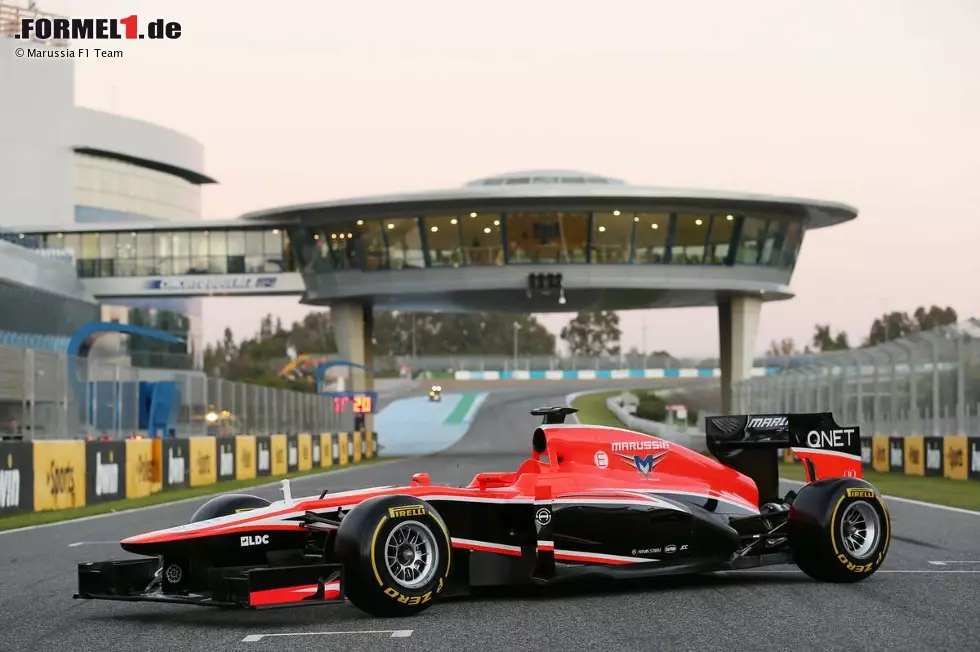 Foto zur News: Präsentation des Marussia-Cosworth MR02