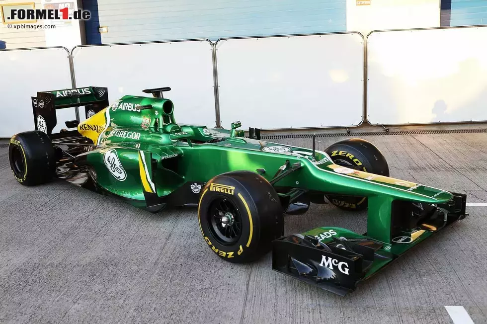 Foto zur News: Präsentation des Caterham-Renault CT03