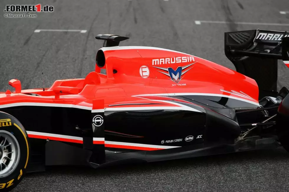 Foto zur News: Präsentation des Marussia-Cosworth MR02