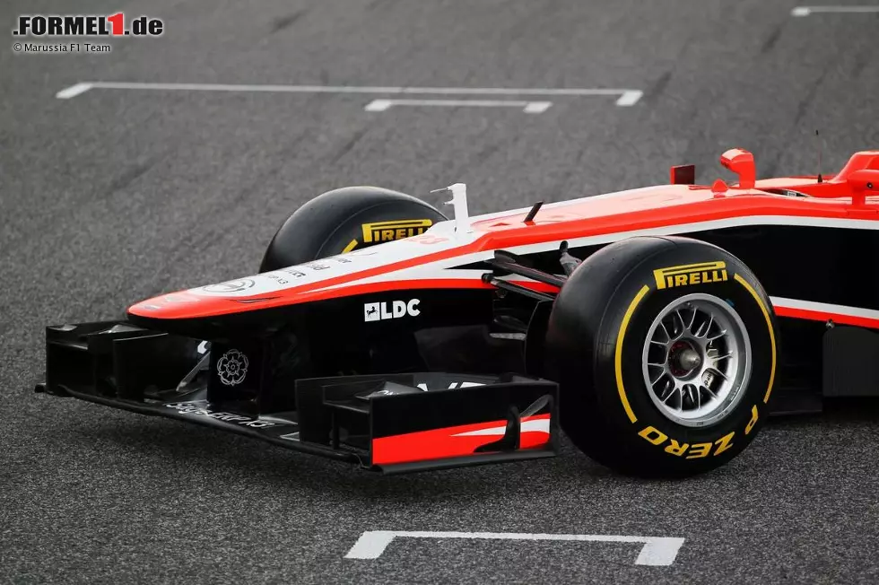 Foto zur News: Präsentation des Marussia-Cosworth MR02