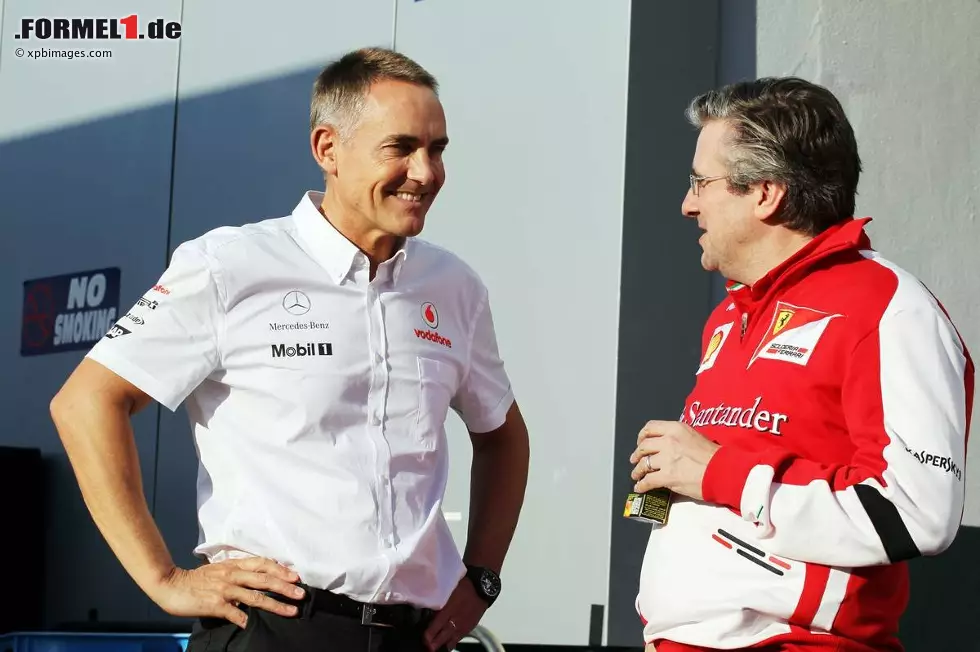 Foto zur News: Martin Whitmarsh und Pat Fry