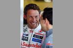 Foto zur News: Jenson Button (McLaren) und Gary Paffett