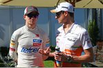 Foto zur News: Nico Hülkenberg (Sauber) und Adrian Sutil (Force India)