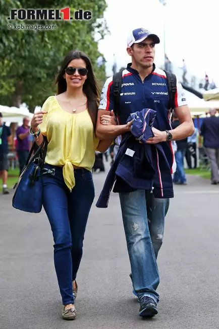 Foto zur News: Pastor Maldonado (Williams) mit Freundin Gabriella Tarkany