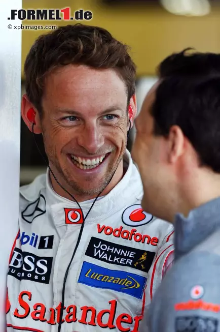 Foto zur News: Jenson Button (McLaren) und Gary Paffett