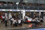 Gallerie: Jenson Button (McLaren) beim Boxenstopp-Training