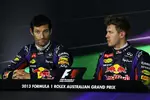 Foto zur News: Mark Webber (Red Bull) und Sebastian Vettel (Red Bull)