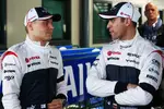 Foto zur News: Valtteri Bottas (Williams) und Pastor Maldonado (Williams)