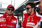 Foto zur News: Felipe Massa (Ferrari), Fernando Alonso (Ferrari) und Pastor Maldonado (Williams)