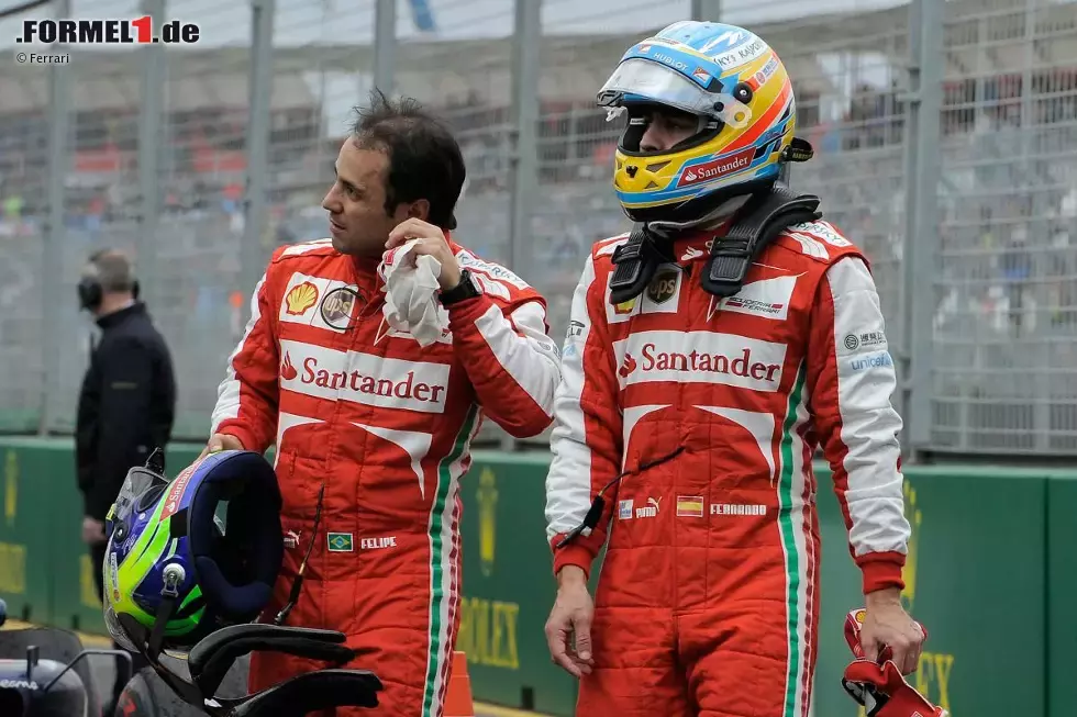 Foto zur News: Felipe Massa und Fernando Alonso (Ferrari)