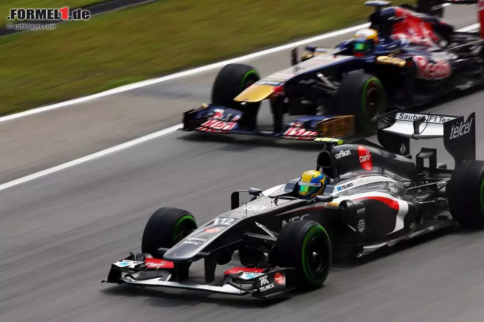 Foto zur News: Esteban Gutierrez (Sauber) und Jean-Eric Vergne (Toro Rosso)