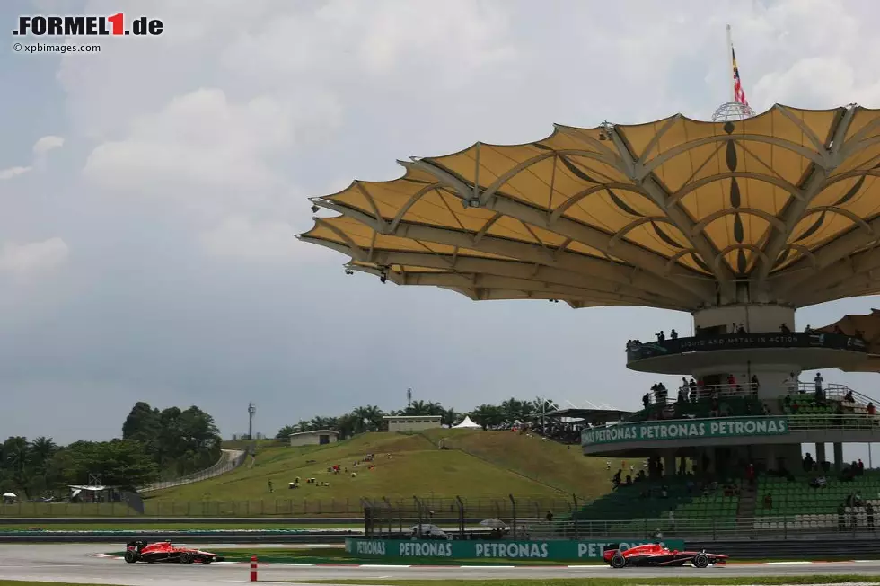 Foto zur News: Jules Bianchi (Marussia) und Max Chilton (Marussia)