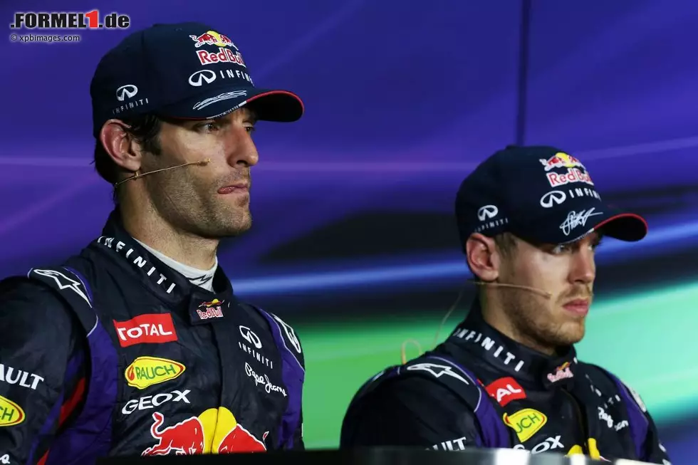 Foto zur News: Mark Webber (Red Bull) und Sebastian Vettel (Red Bull)