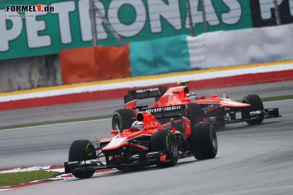 Foto zur News: Jules Bianchi (Marussia) und Max Chilton (Marussia)