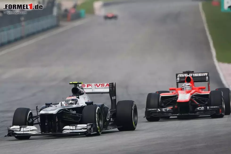 Foto zur News: Valtteri Bottas (Williams) und Max Chilton (Marussia)