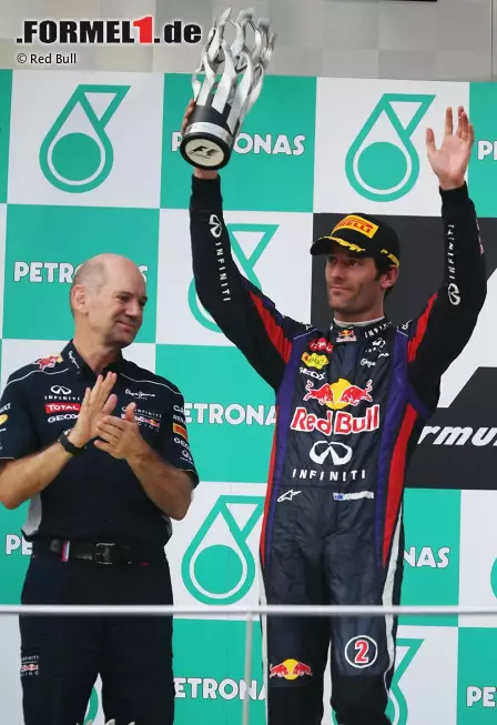 Foto zur News: Mark Webber (Red Bull) und Adrian Newey