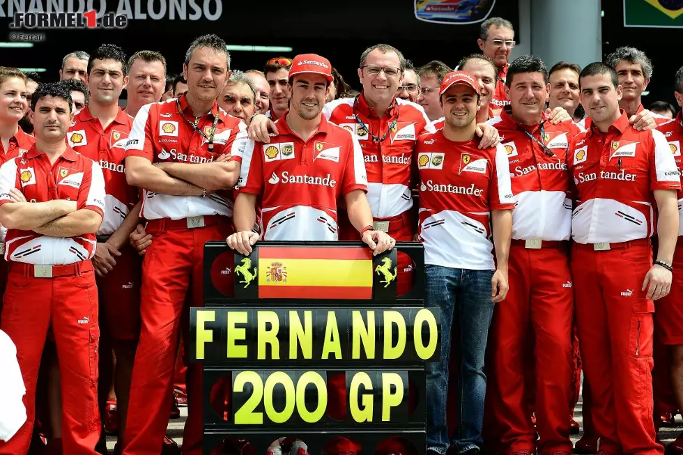 Foto zur News: 200. Grand Prix von Fernando Alonso (Ferrari)